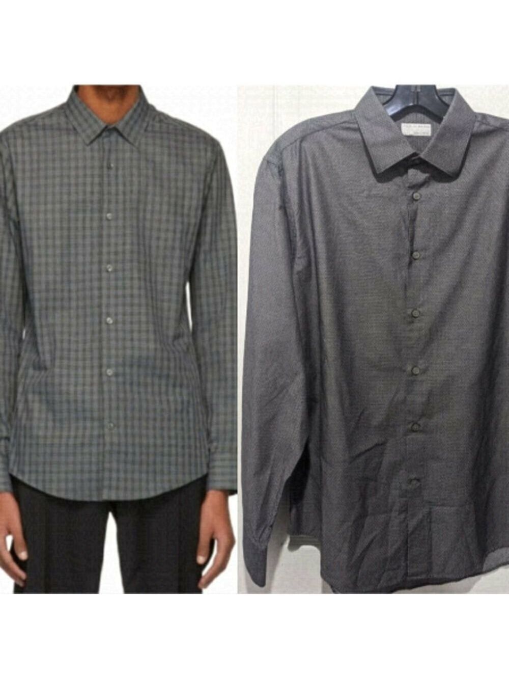 TIGER of Sweden | Men's Farrell Shirt in Grey Pattern